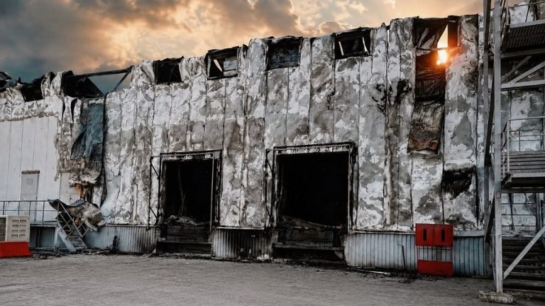 Russian Attack Damages Warehouses of EKO Market Retail Chain and Danube Agricultural Company in Ukraine