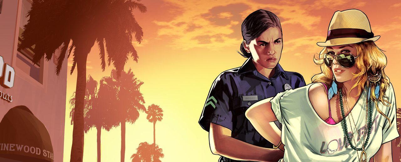 Key art for Grand Theft Auto V