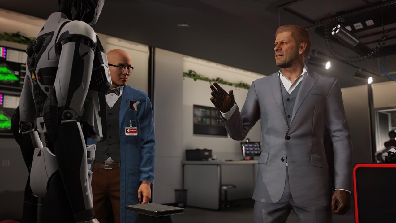 Agent 47 moving through a crowded level in Hitman: World of Assassination